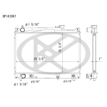 Koyorad A2087 Radiator