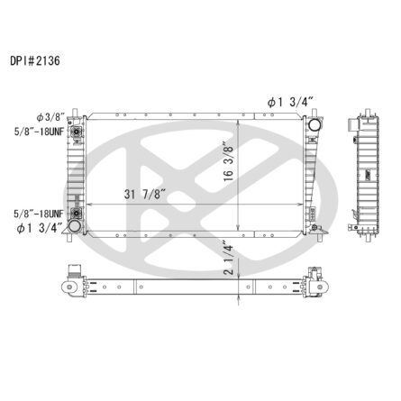 Koyorad A2136 Radiator