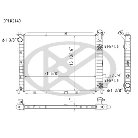 Koyorad A2140 Radiator