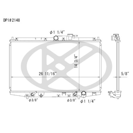 Koyorad A2148 Radiator