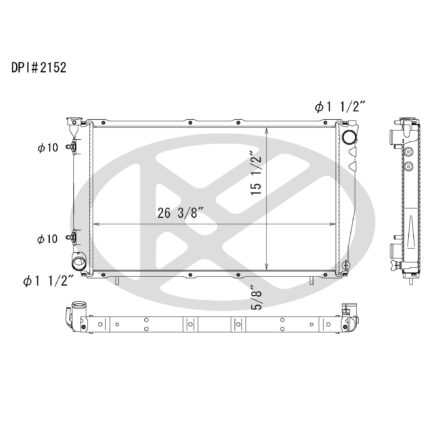 Koyorad A2152 Radiator