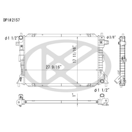 Koyorad A2157 Radiator