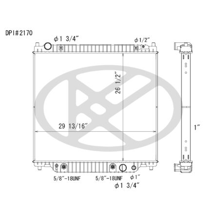 Koyorad A2170 Radiator