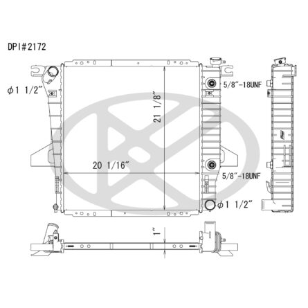 Koyorad A2172 Radiator