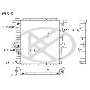 Koyorad A2173 Radiator