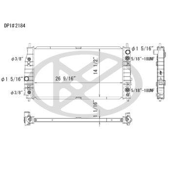 Koyorad A2184 Radiator