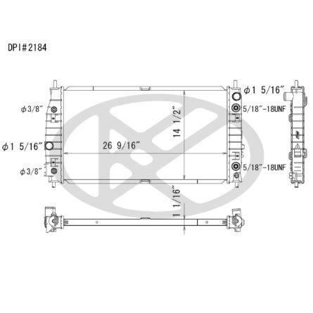 Koyorad A2184 Radiator