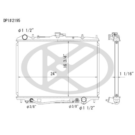 Koyorad A2195 Radiator