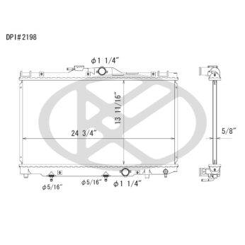 Koyorad A2198 Radiator
