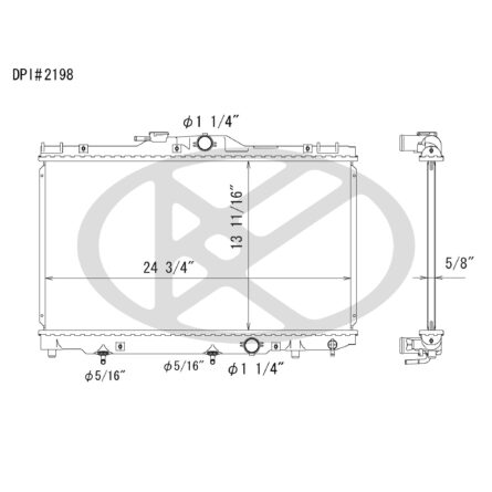 Koyorad A2198 Radiator