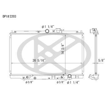 Koyorad A2203 Radiator