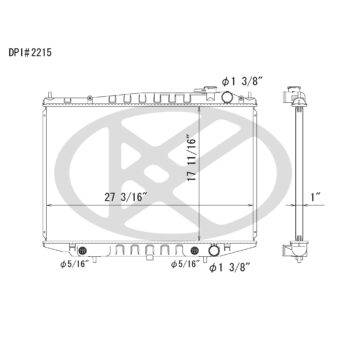Koyorad A2215 Radiator