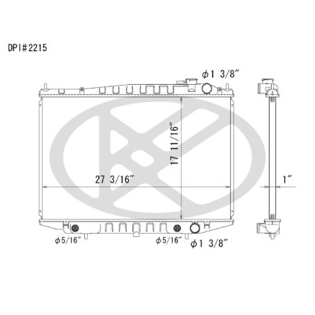 Koyorad A2215 Radiator