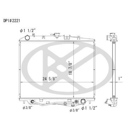 Koyorad A2221 Radiator