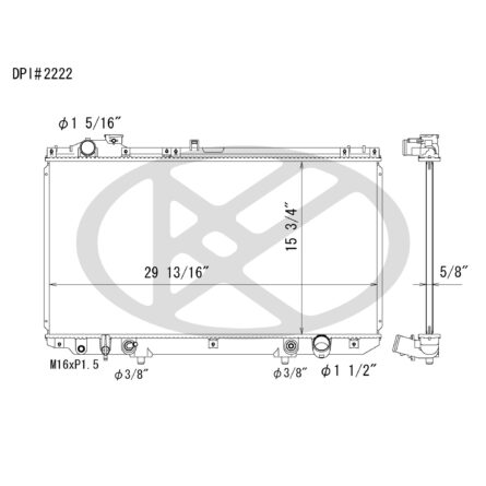 Koyorad A2222 Radiator