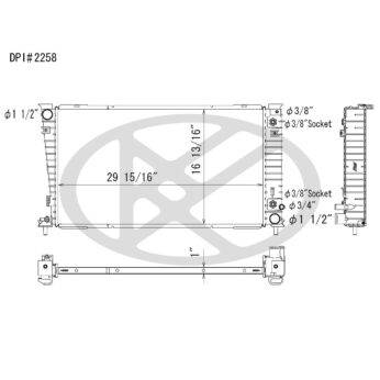 Koyorad A2258 Radiator