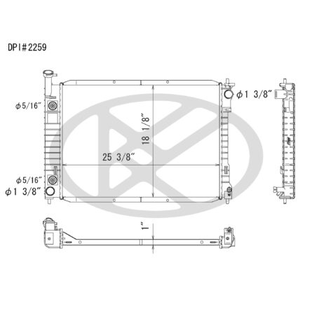 Koyorad A2259 Radiator