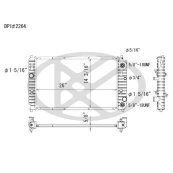 Koyorad A2264 Radiator