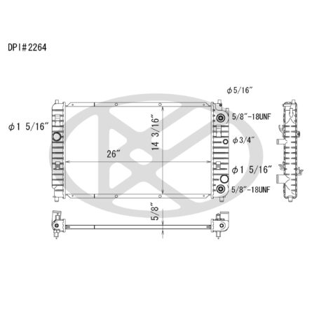 Koyorad A2264 Radiator