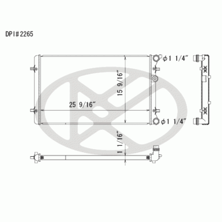 Koyorad A2265 Radiator