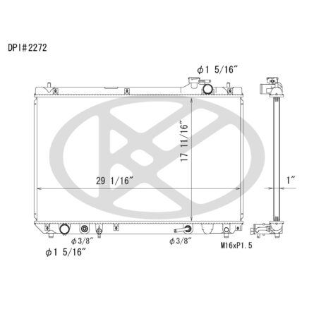 Koyorad A2272 Radiator