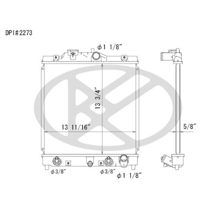 Koyorad A2273 Radiator