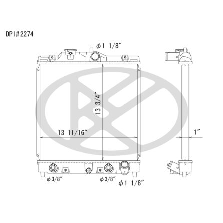 Koyorad A2274 Radiator