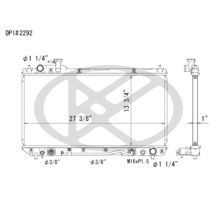 Koyorad A2292 Radiator