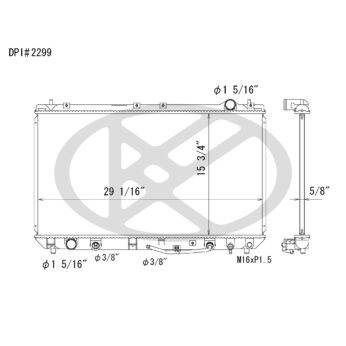 Koyorad A2299 Radiator