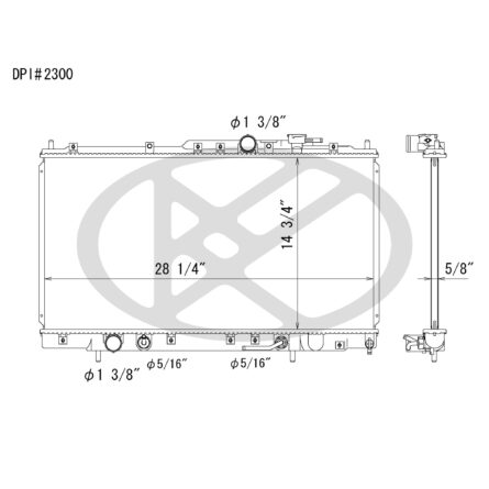 Koyorad A2300 Radiator