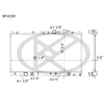 Koyorad A2301 Radiator
