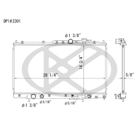 Koyorad A2301 Radiator