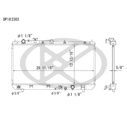 Koyorad A2303 Radiator