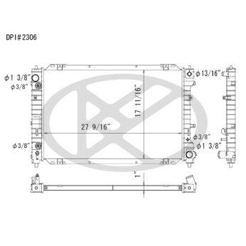 Koyorad A2306 Radiator