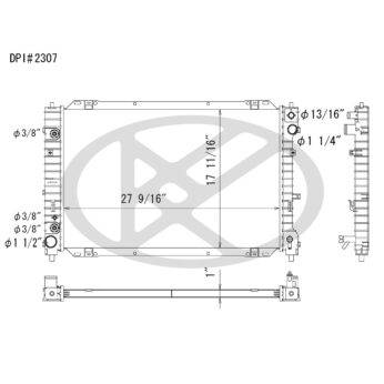 Koyorad A2307 Radiator