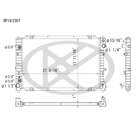 Koyorad A2307 Radiator