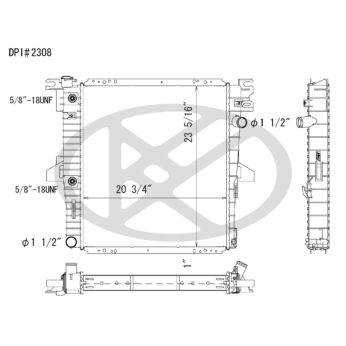 Koyorad A2308 Radiator