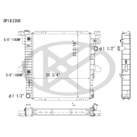 Koyorad A2308 Radiator