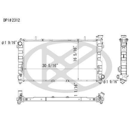 Koyorad A2312 Radiator