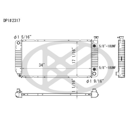 Koyorad A2317 Radiator