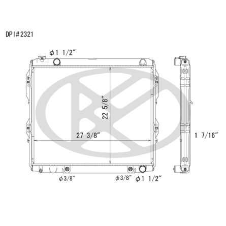 Koyorad A2321 Radiator