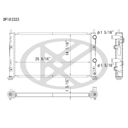 Koyorad A2323 Radiator