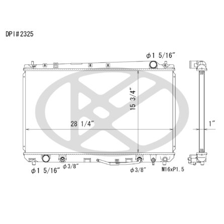 Koyorad A2325 Radiator