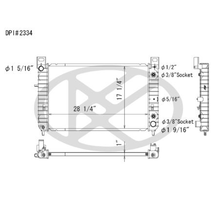 Koyorad A2334 Radiator