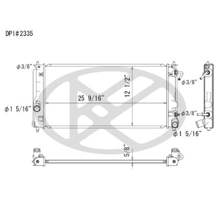 Koyorad A2335 Radiator