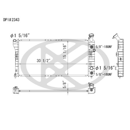 Koyorad A2343 Radiator