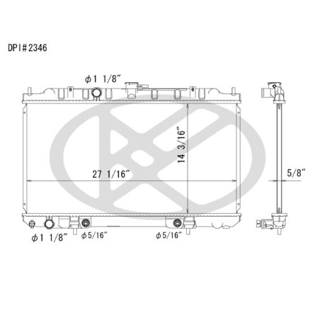 Koyorad A2346 Radiator