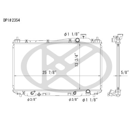 Koyorad A2354 Radiator