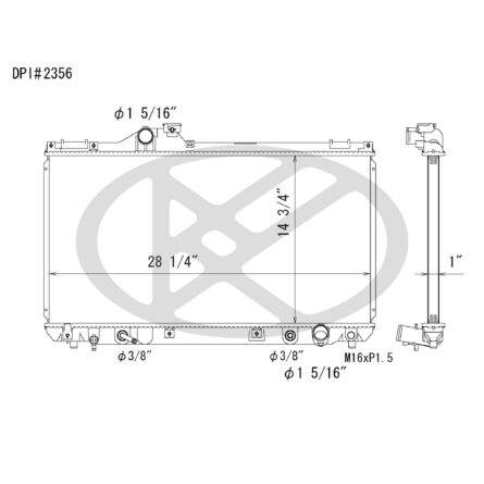 Koyorad A2356 Radiator