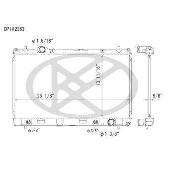 Koyorad A2363 Radiator